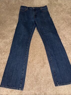 Levi's Men's Dark Blue Bootcut Jeans 36 x 36